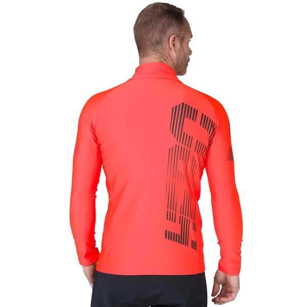 ROSSIGNOL CLASSIQUE HERO 1/2 ZIP NEON RED 23 2 ROSSIGNOL CLASSIQUE HERO 1/2 ZIP NEON RED 23 - Image 2