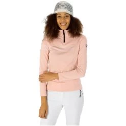 Get More From Ski. 38 ROSSIGNOL W RESORT 1/2 ZIP POWDER PINK 23