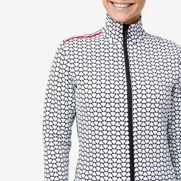 ROSSIGNOL W HIVER PR FULL ZIP WHITE 22 2 ROSSIGNOL W HIVER PR FULL ZIP WHITE 22 - Image 2